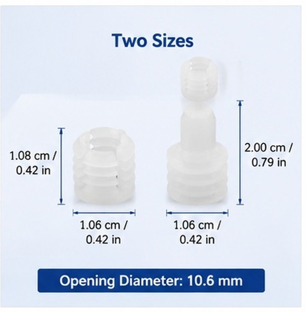 Furniture Hardware Threaded Inserts - 20 Stück Schrankbeschlag-Einsätze, vorinstallierte Muttern, Möbelverbindungsteile,