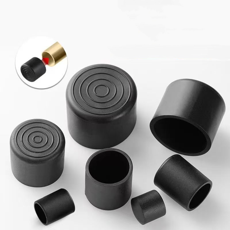Furniture Hardware Feet - 8/10/12/14/16/20/25/30–120 mm runde Gummi-Stuhlbeinpolster, Möbelfuß, Tischendstopfen,