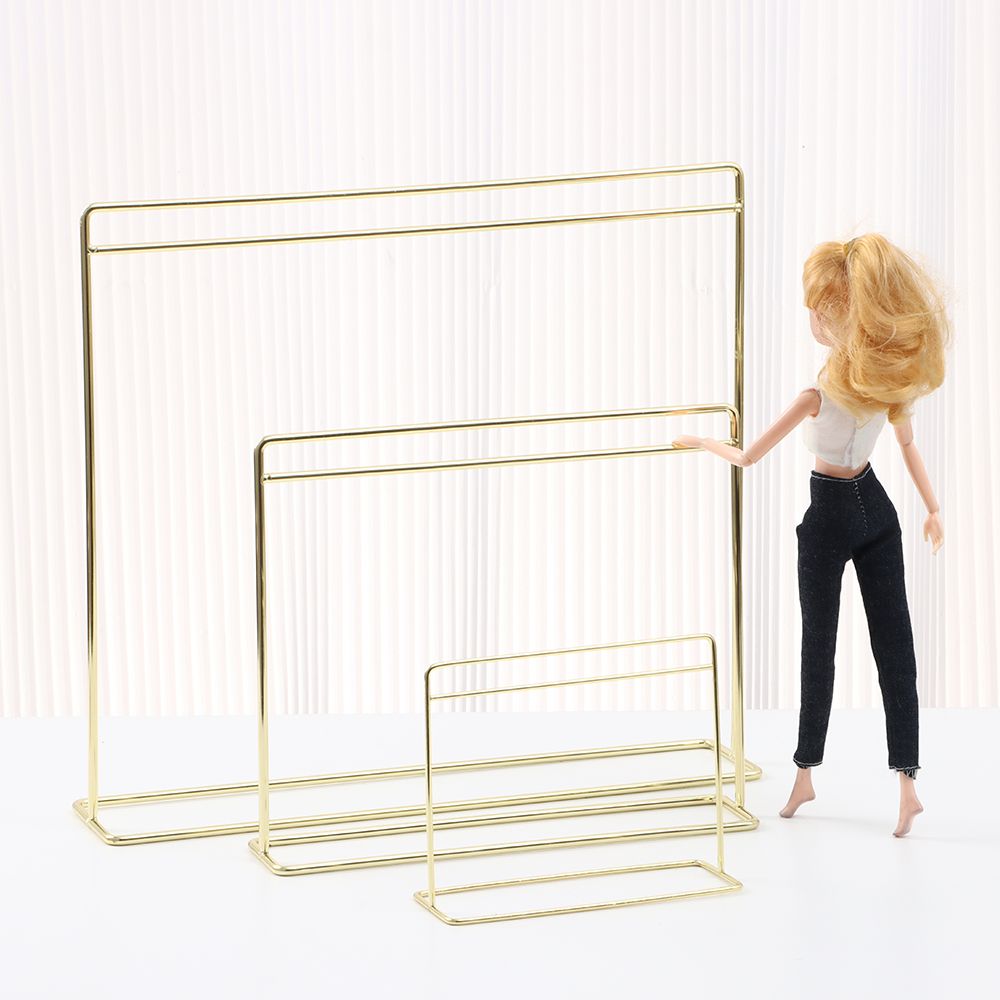 Furniture Hook Hardware - 1/6 1/12 skala Miniatur Kleidung Kleiderbügel