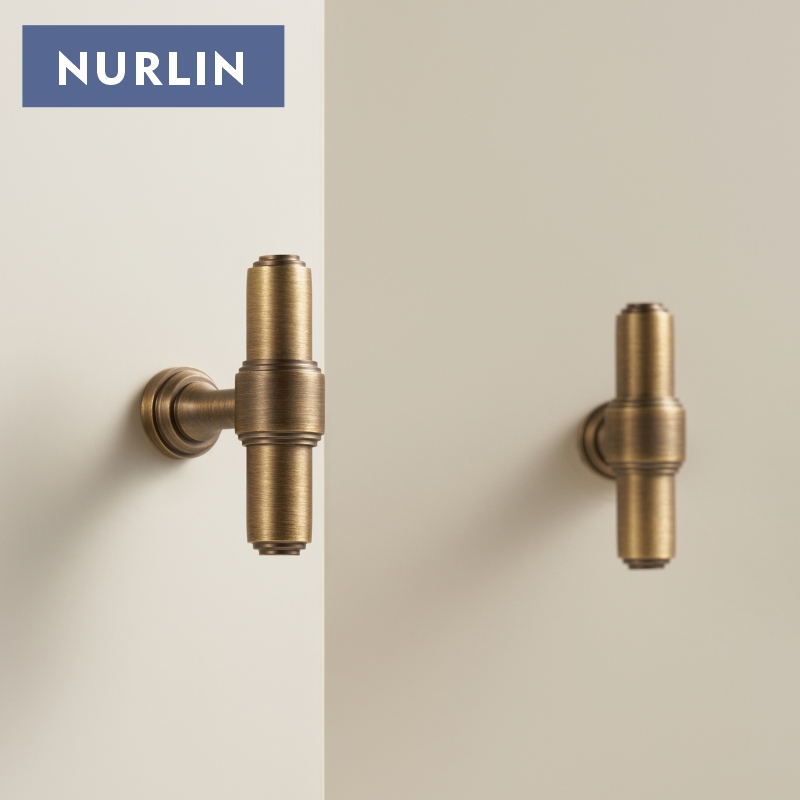 Furniture Hardware Nut - Nurlin Massives Messing Französisch Retro Antik