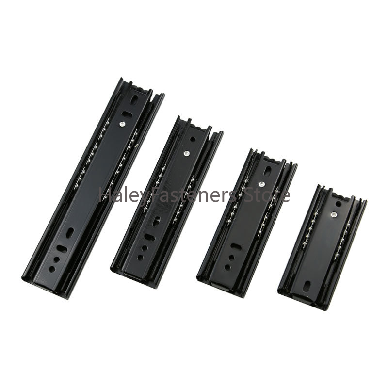 Furniture Rails Hardware - Mini kurze Schubladenführungen, vollständig ausziehbare Führungsschiene,