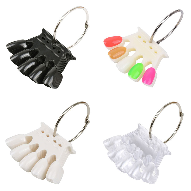 Furniture Hardware Nails - 4 Farben Falsche Nagelspitzen Display Übungstabelle