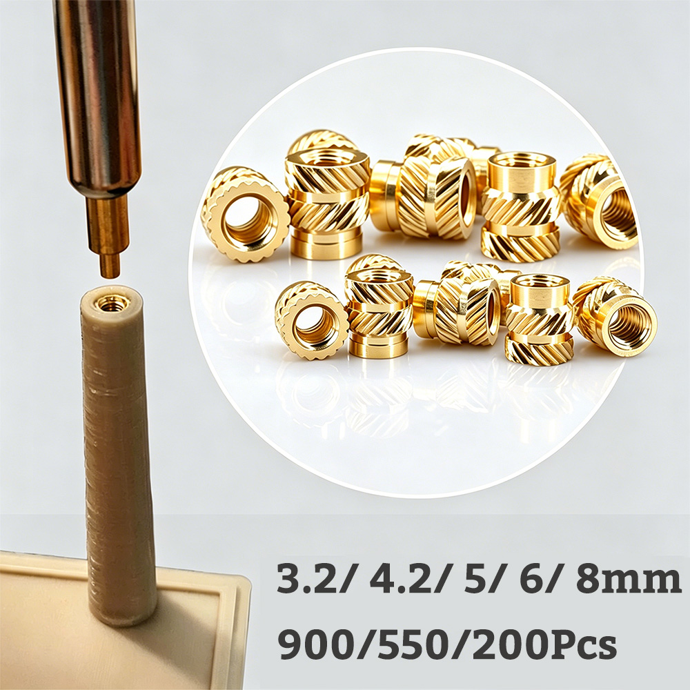 1/4-20 UNC Messing-Rändelmutte – Furniture Hardware Threaded Inserts Bewertung und Preis