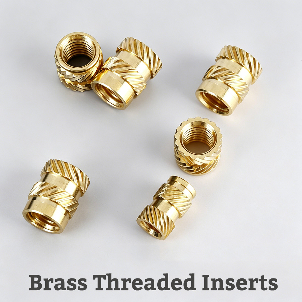 1/4-20 UNC Messing-Rändelmutte – Furniture Hardware Threaded Inserts Bewertung und Preis