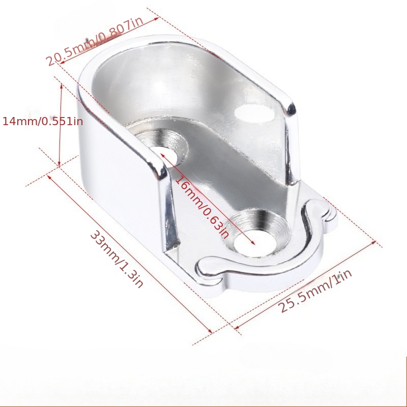 Robuste U-förmige Stangenhalte – Furniture Rails Hardware Bewertung und Preis