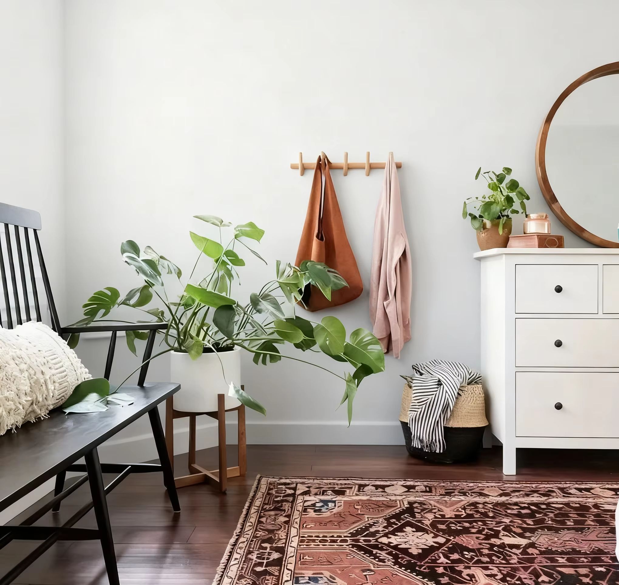 Nordic Massivholz Garderobe mi – Furniture Hook Hardware Bewertung und Preis