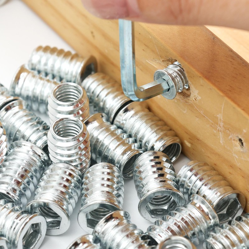 10/50x Gewindeeinsätze, Holzei – Furniture Hardware Threaded Inserts Bewertung und Preis