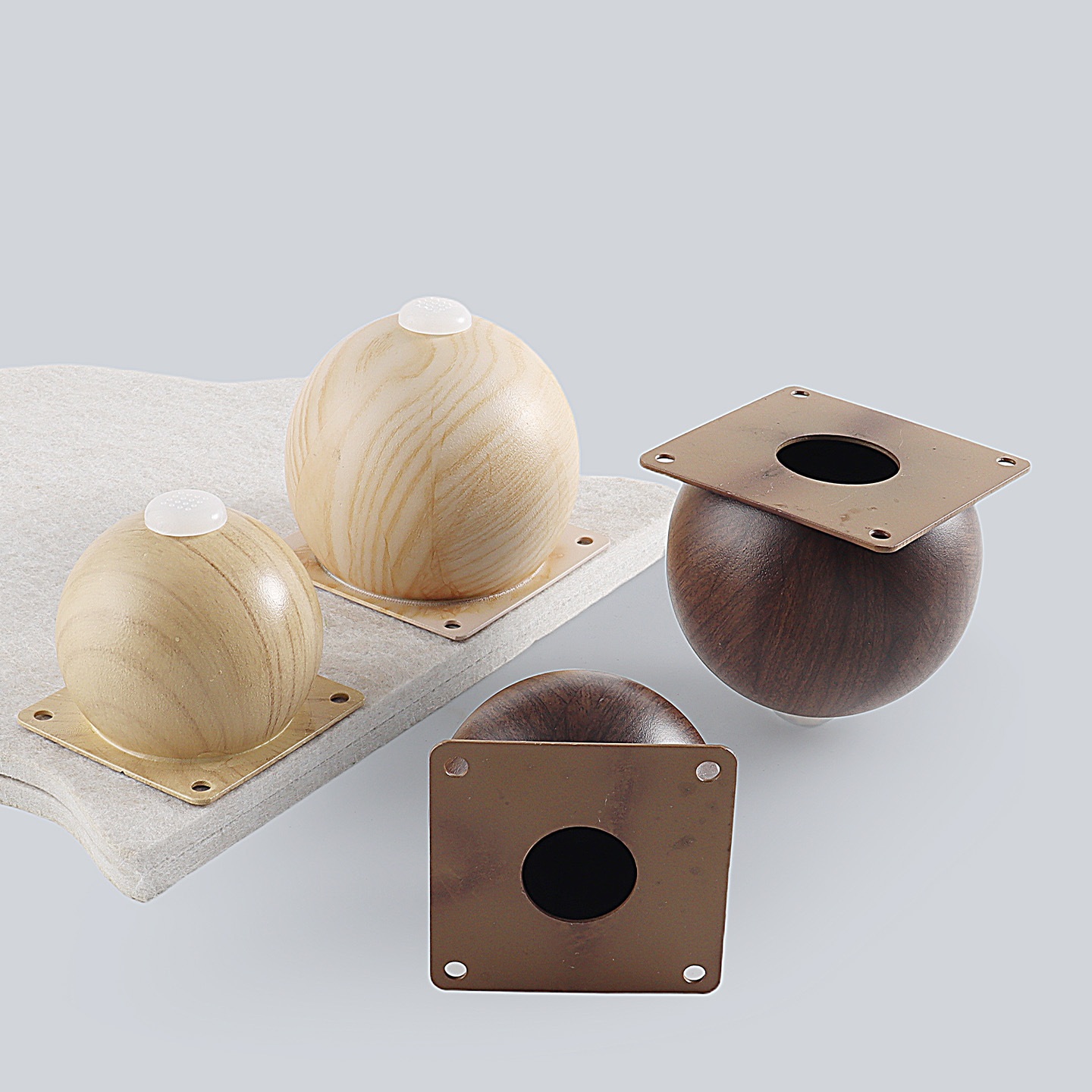 4 Stück kugelförmige Möbelbein – Furniture Hardware Feet Bewertung und Preis