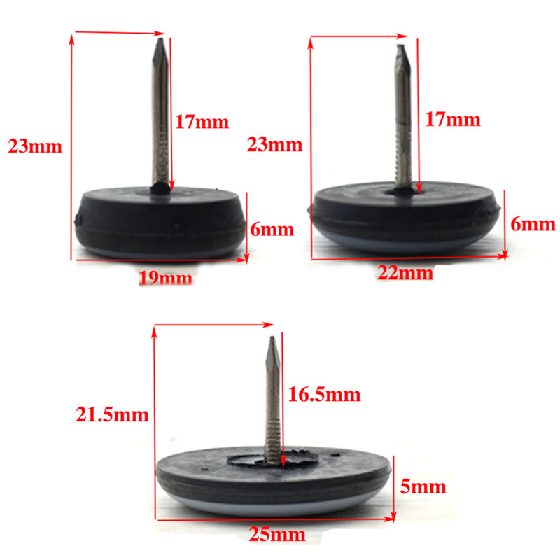 20 Stück 16/19/22/25 mm Tisch- – Furniture Hardware Feet Bewertung und Preis
